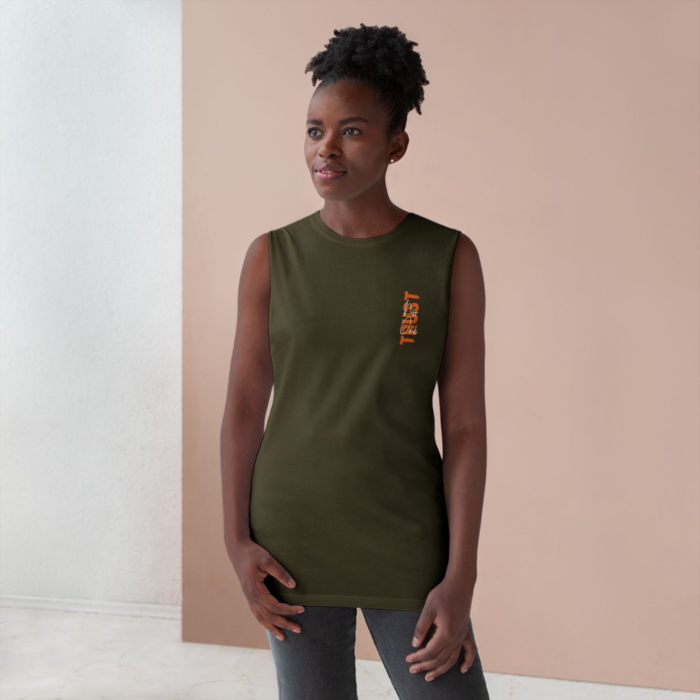 Trust No One Unisex Tank Top - Summer Wear