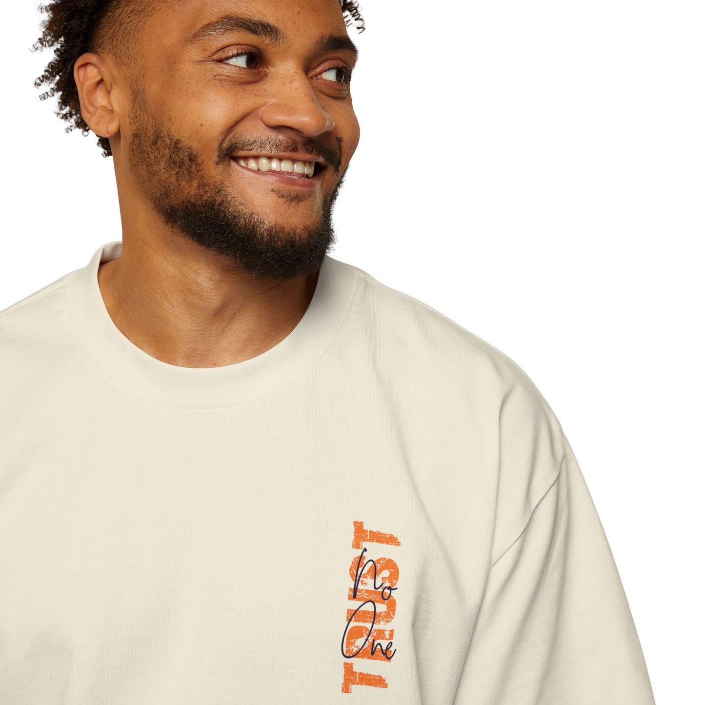 Trust No One Oversized Tee - Streetwear Style