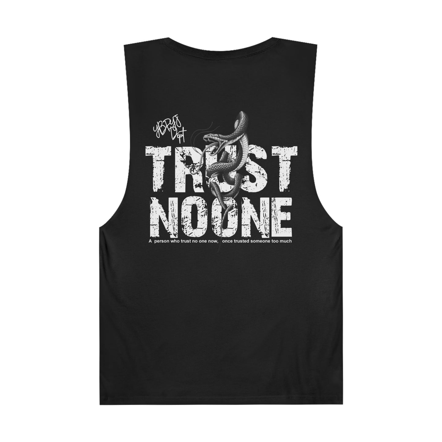 Trust No One Unisex Barnard Tank