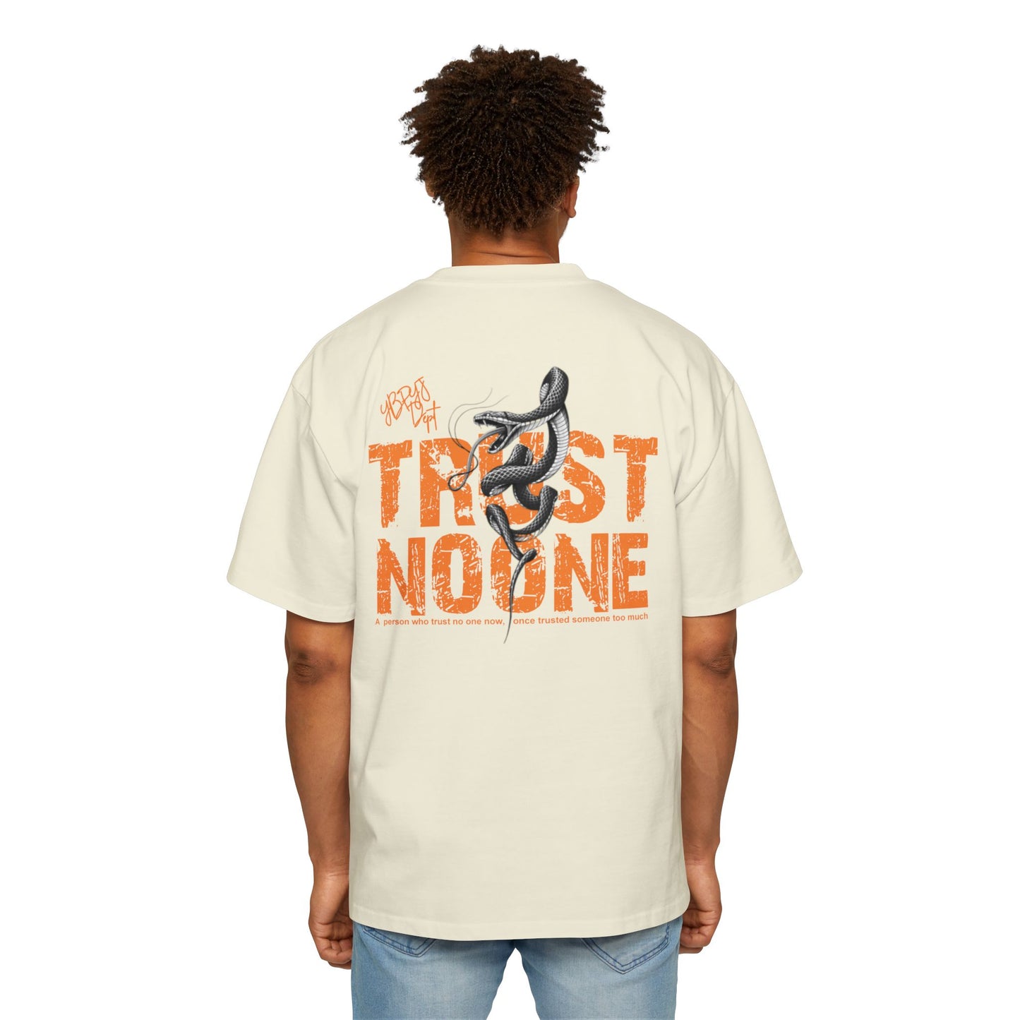 Trust No One Oversized Tee - Streetwear Style