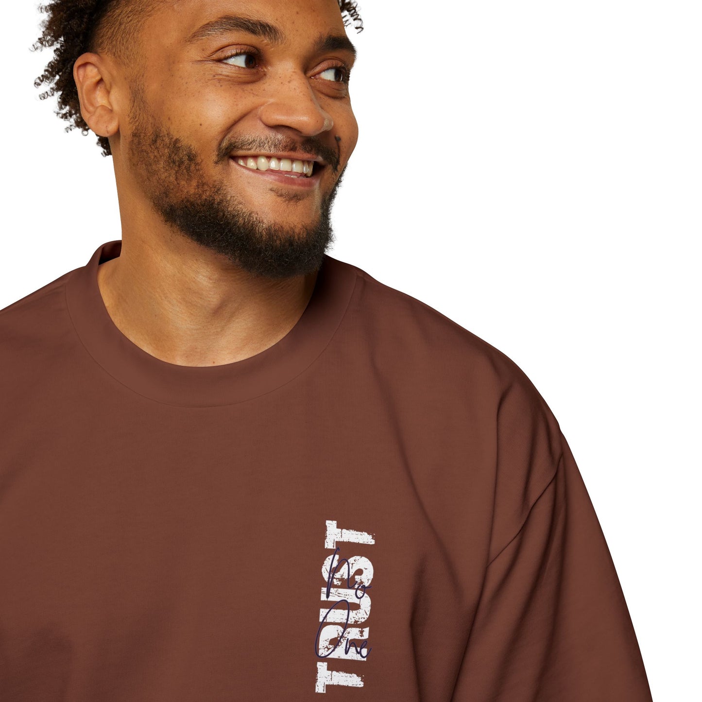 Trust No One Graphic Oversized Tee