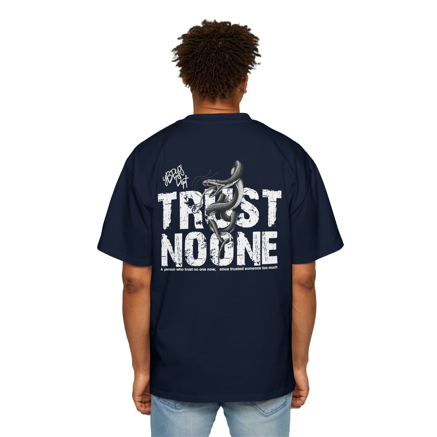 Trust No One Graphic Oversized Tee