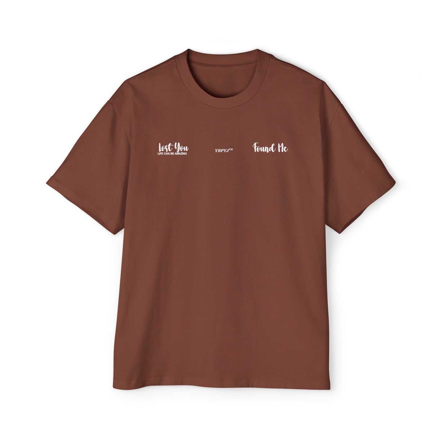 LOST YOU FOUND ME Heavy Oversized Tee