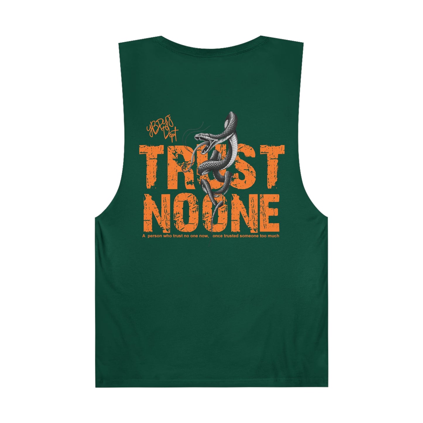 Trust No One Unisex Tank Top - Summer Wear