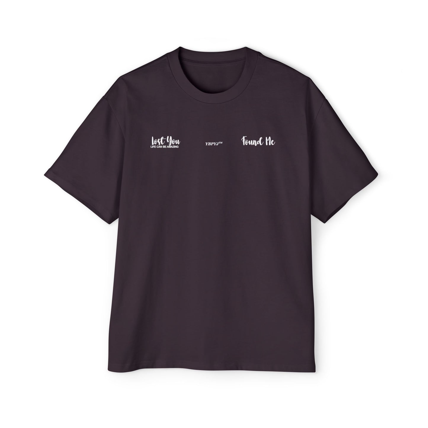 LOST YOU FOUND ME Heavy Oversized Tee