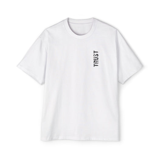 Heavy Oversized Tee - 'Trust No One'