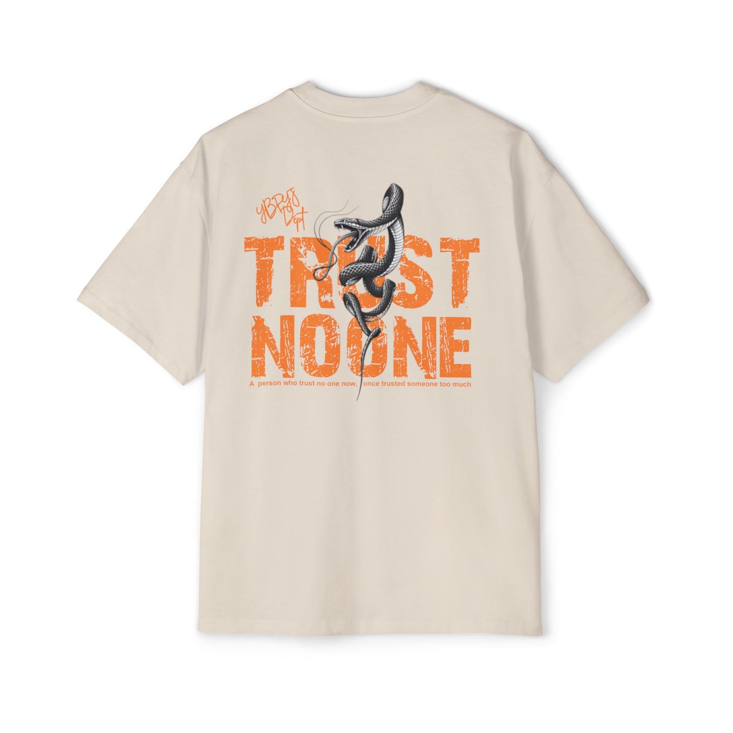 Trust No One Oversized Tee - Streetwear Style