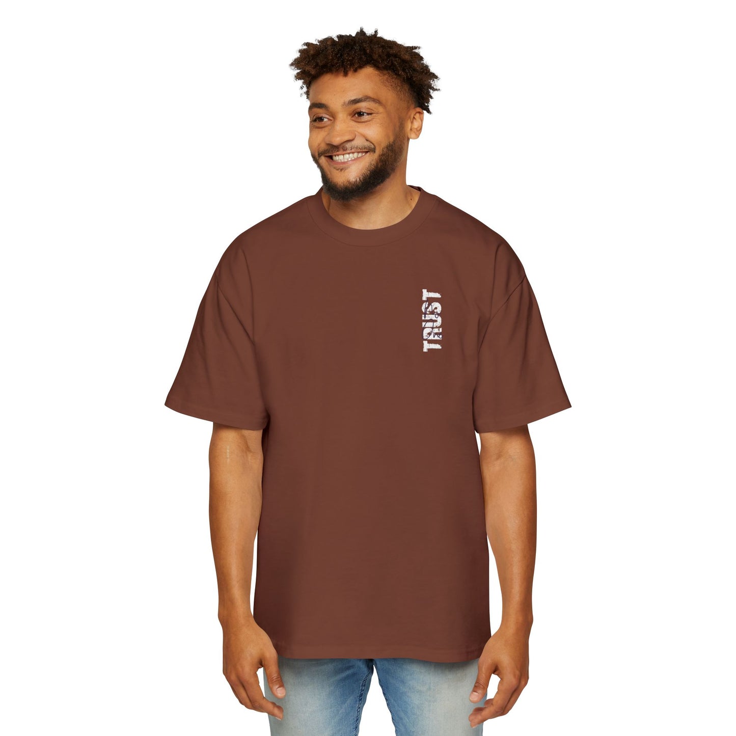 Trust No One Graphic Oversized Tee