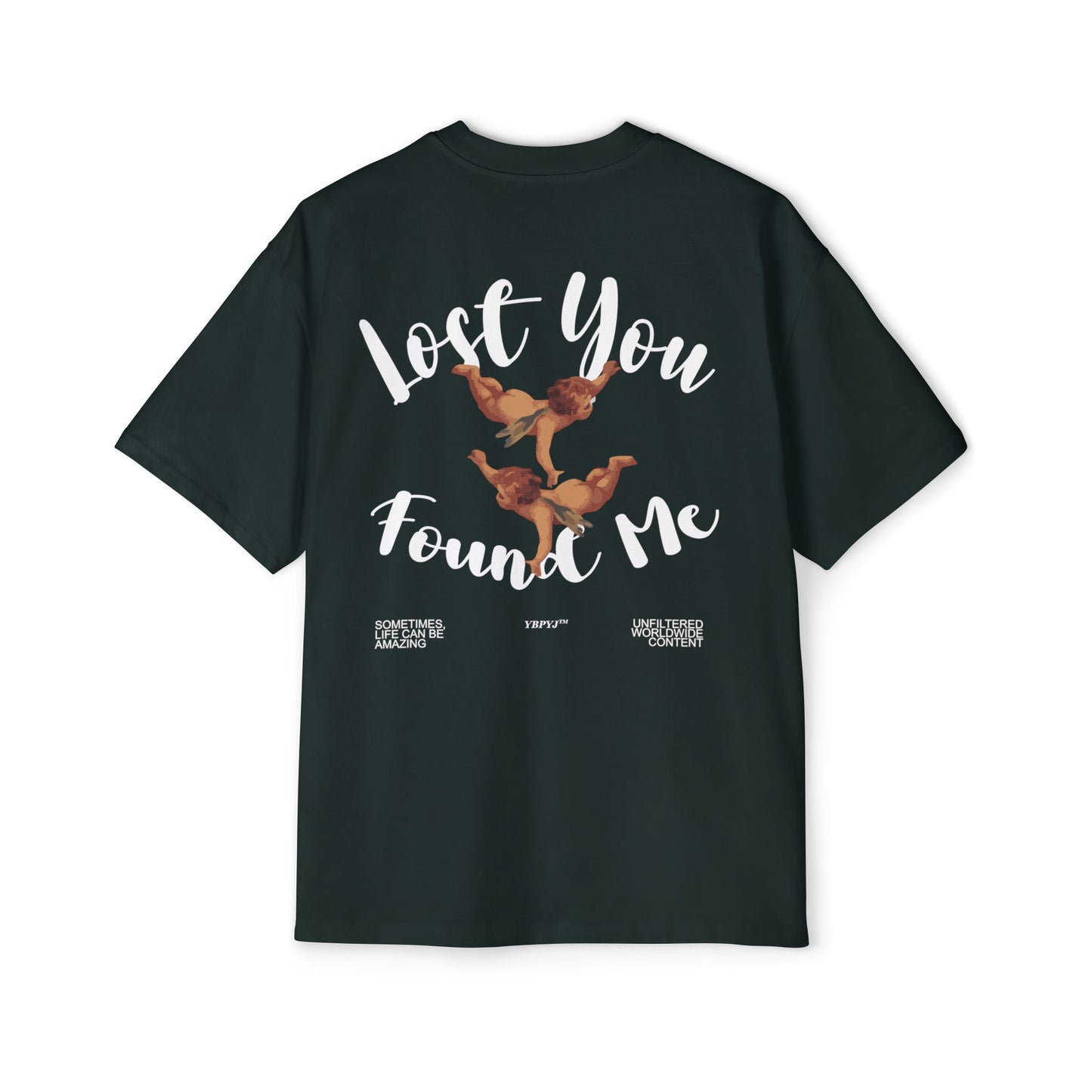 LOST YOU FOUND ME Heavy Oversized Tee