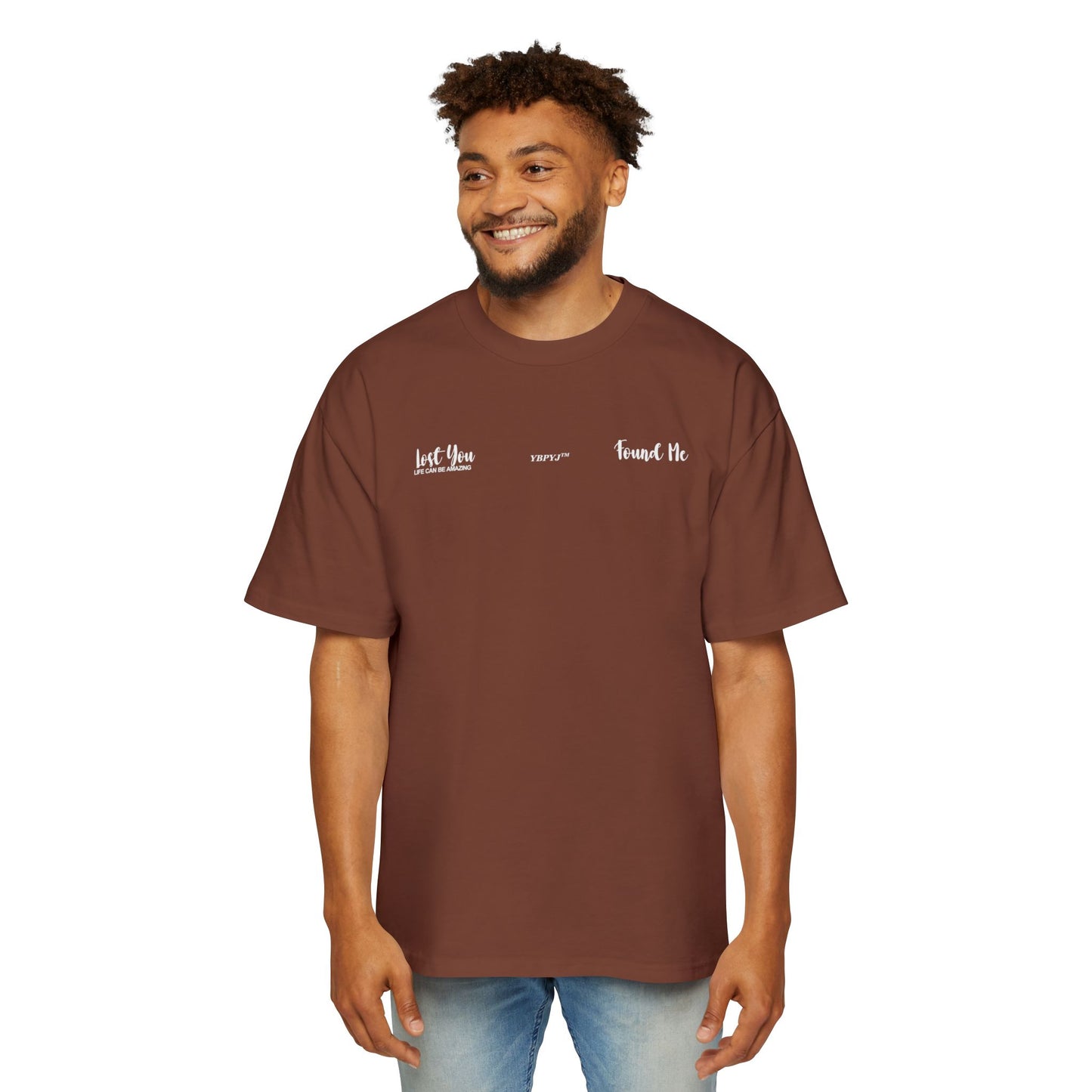 LOST YOU FOUND ME Heavy Oversized Tee