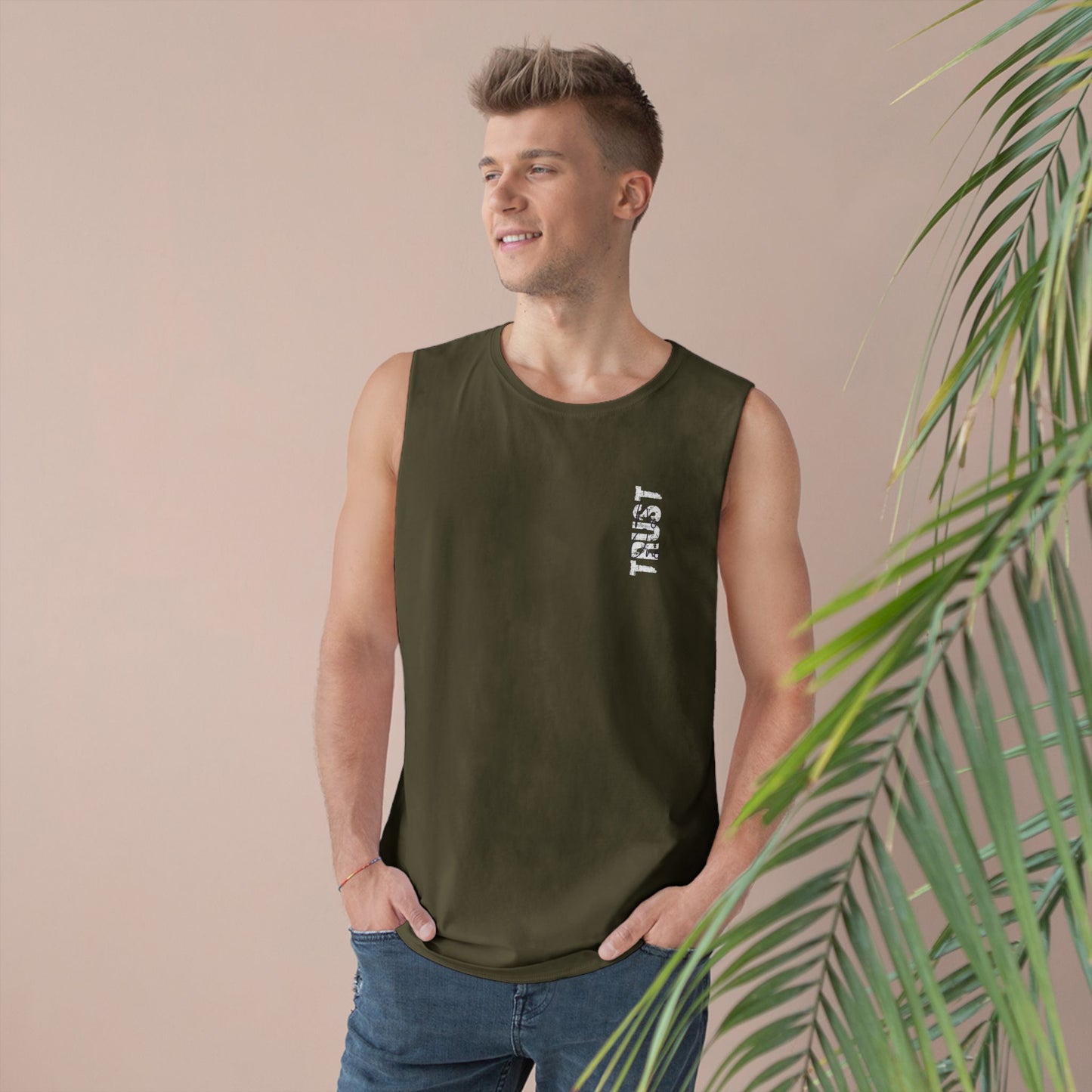 Trust No One Unisex Barnard Tank