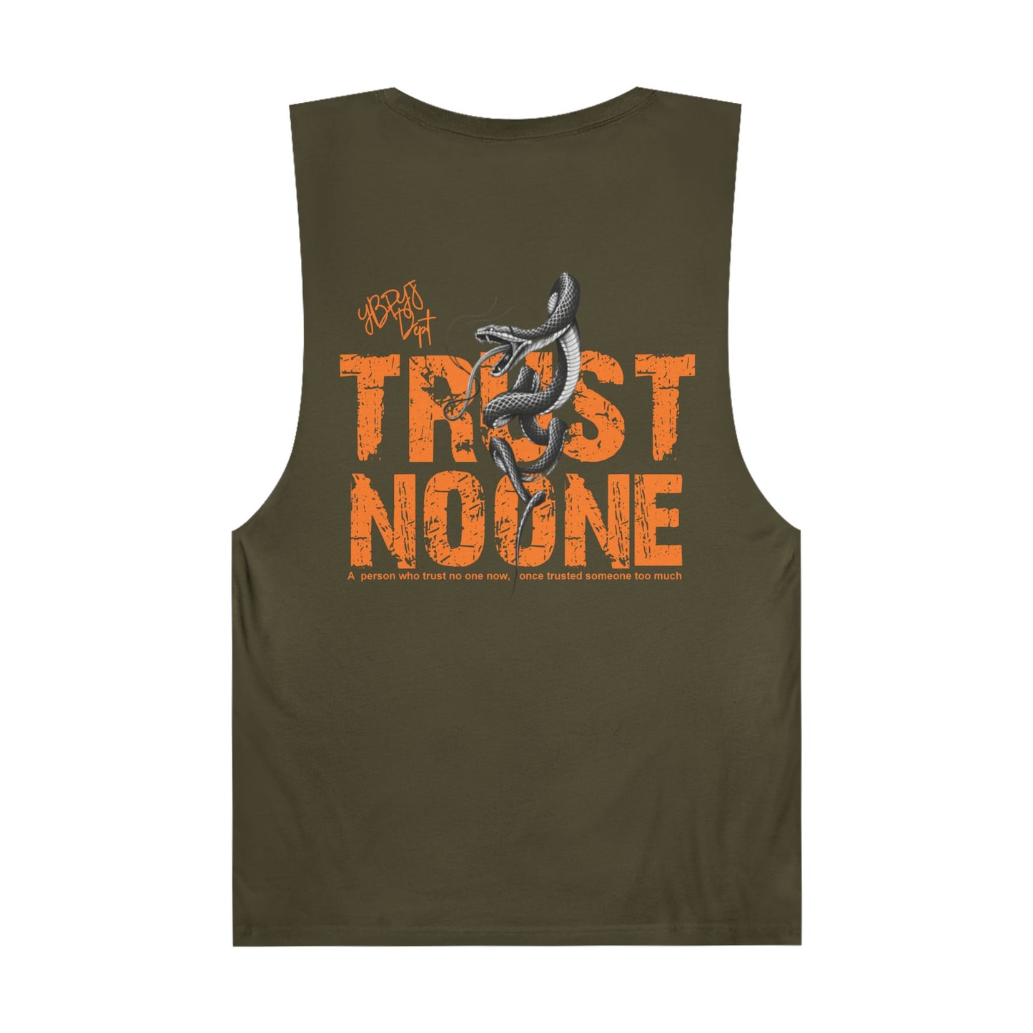 Trust No One Unisex Tank Top - Summer Wear