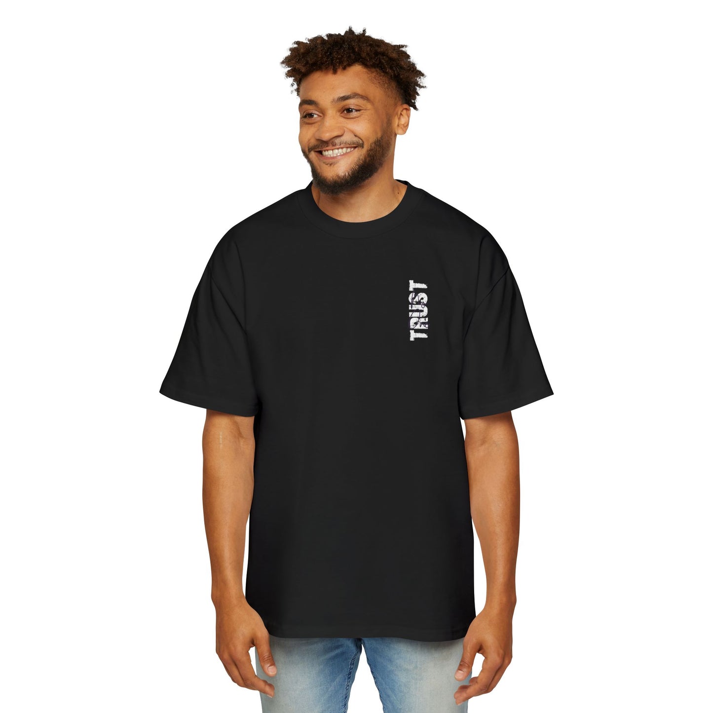 Trust No One Graphic Oversized Tee