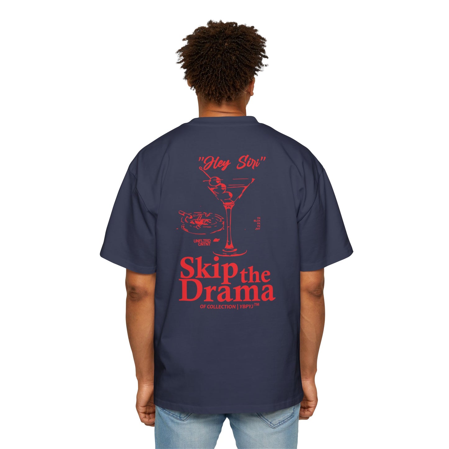 SKIP THE DRAMA / Heavy Oversized Tee