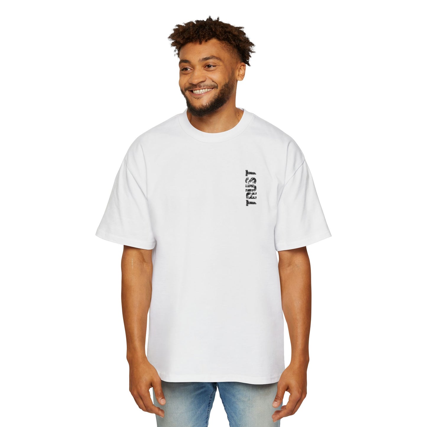 Heavy Oversized Tee - 'Trust No One'