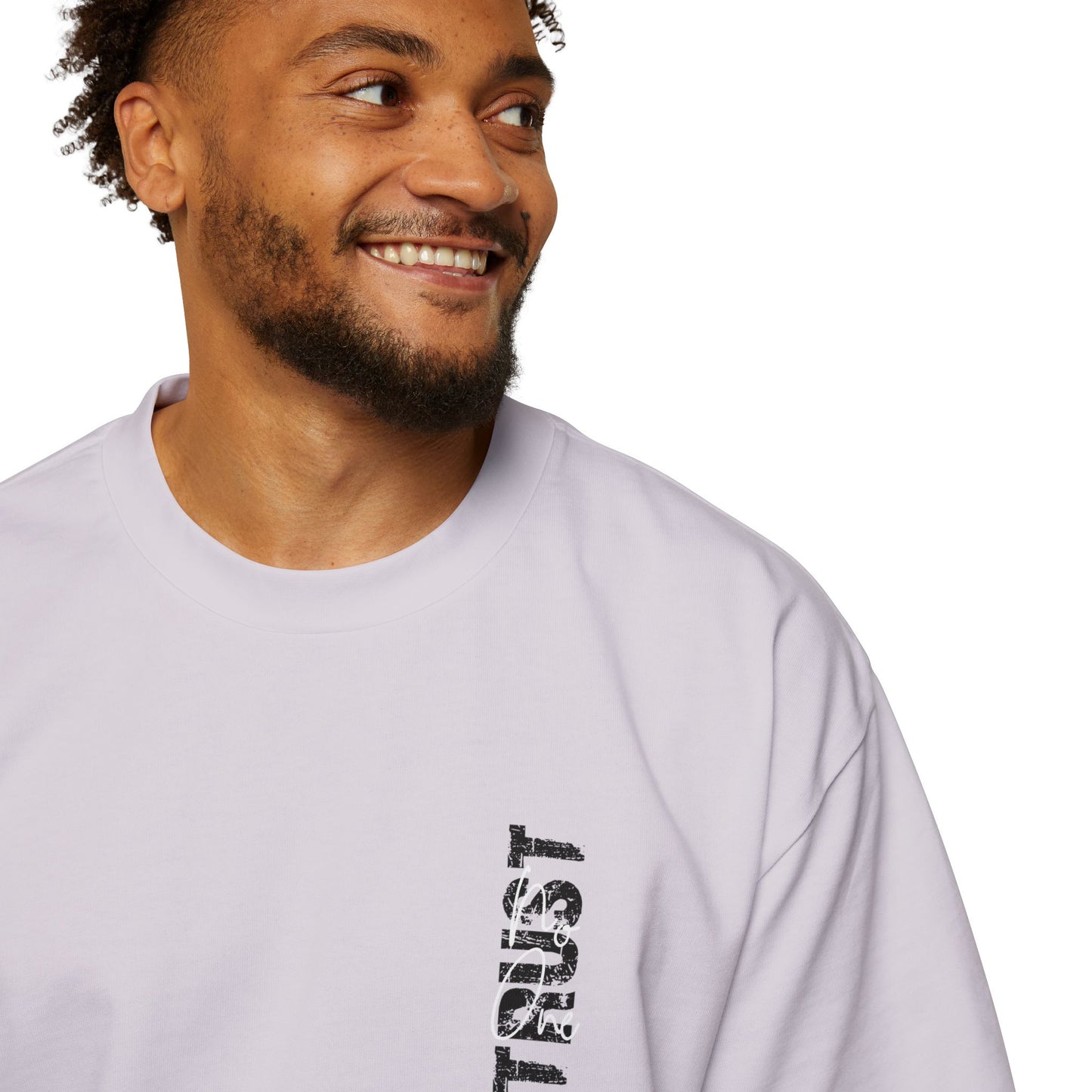 Heavy Oversized Tee - 'Trust No One'