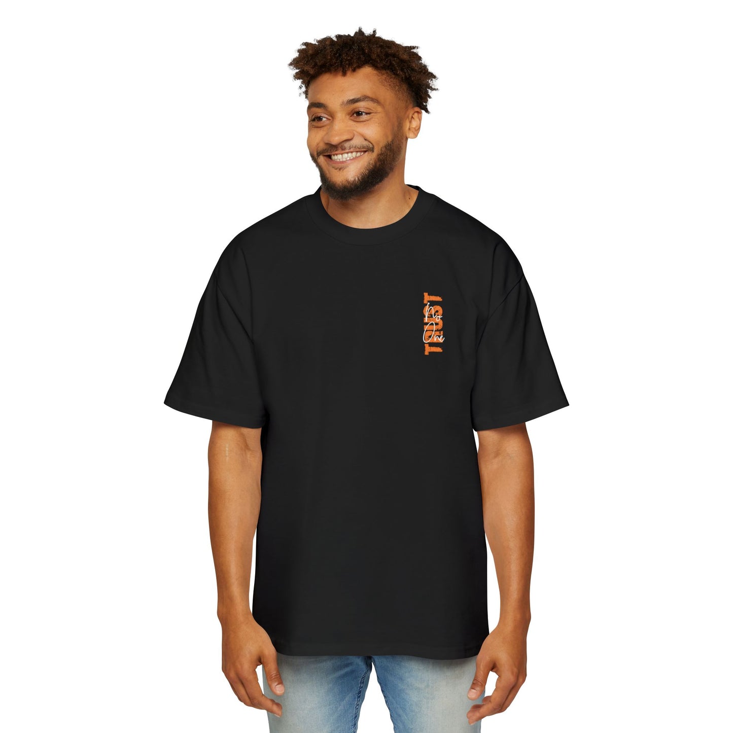 Heavy Oversized Tee - 'Trust No One'