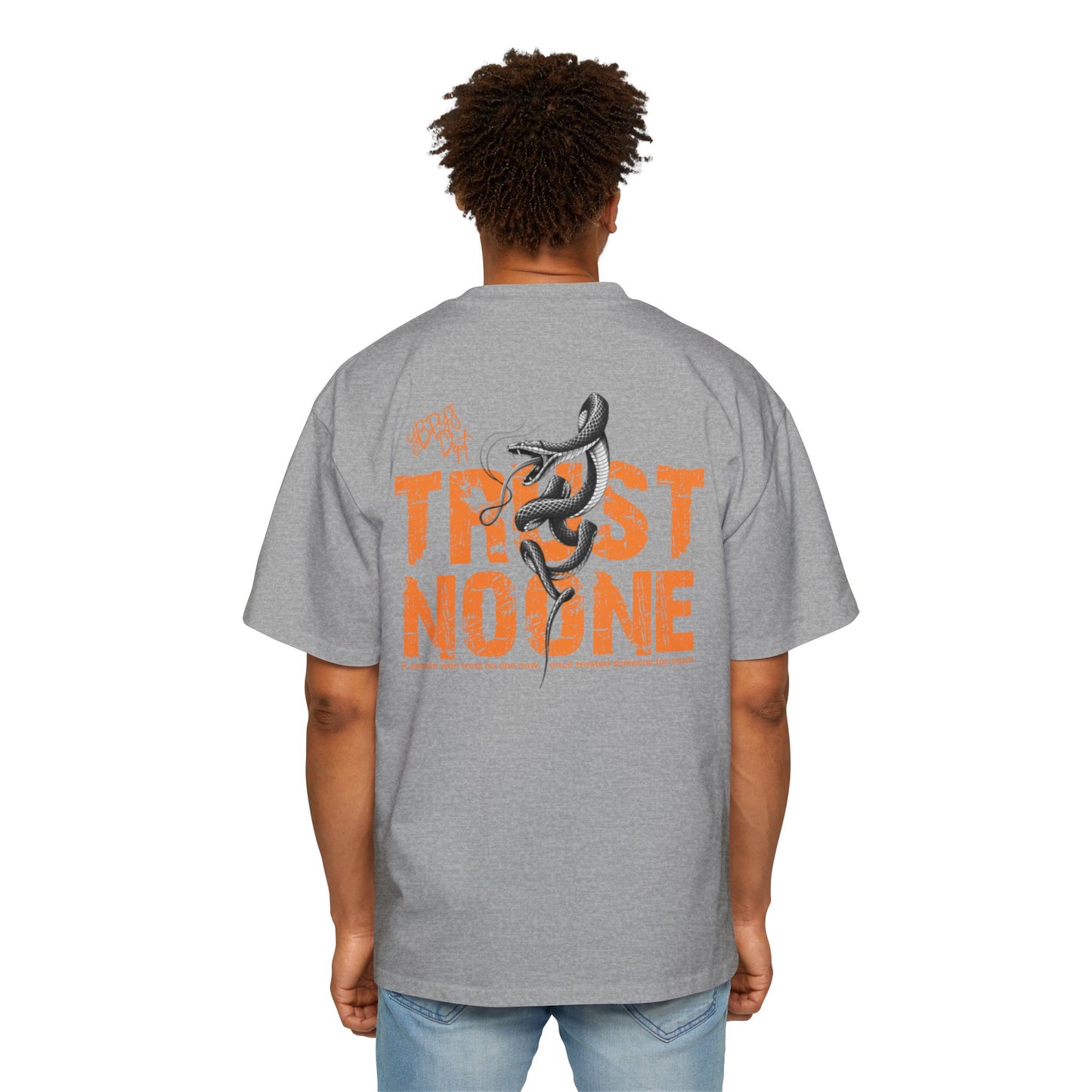 Trust No One Oversized Tee - Streetwear Style