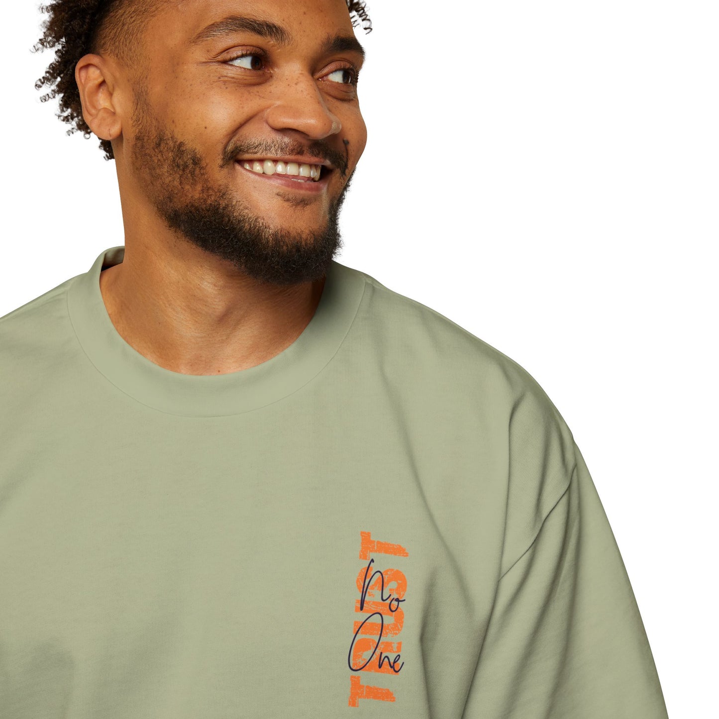 Trust No One Oversized Tee - Streetwear Style