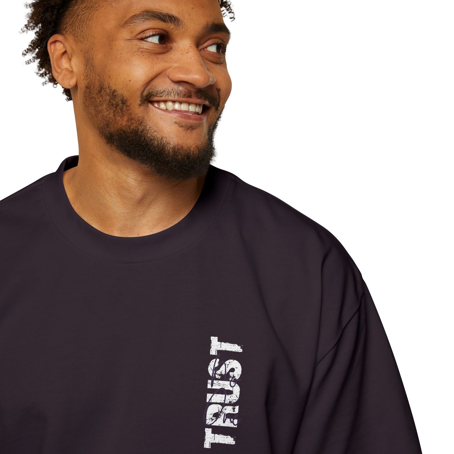 Trust No One Graphic Oversized Tee