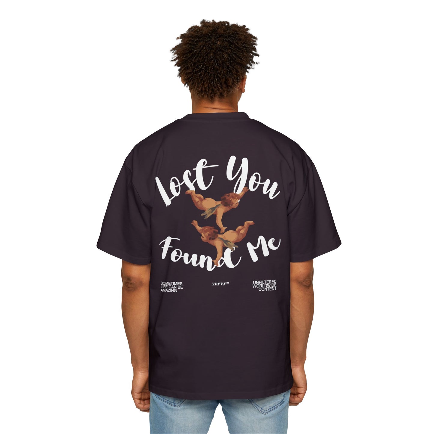 LOST YOU FOUND ME Heavy Oversized Tee