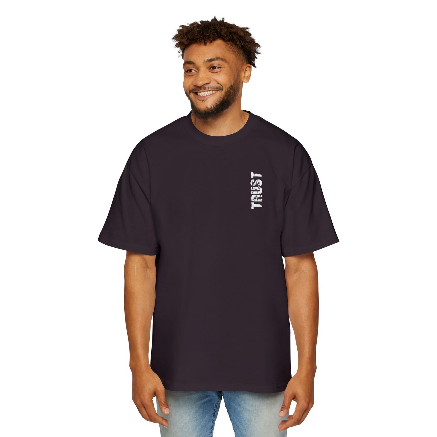 Trust No One Graphic Oversized Tee