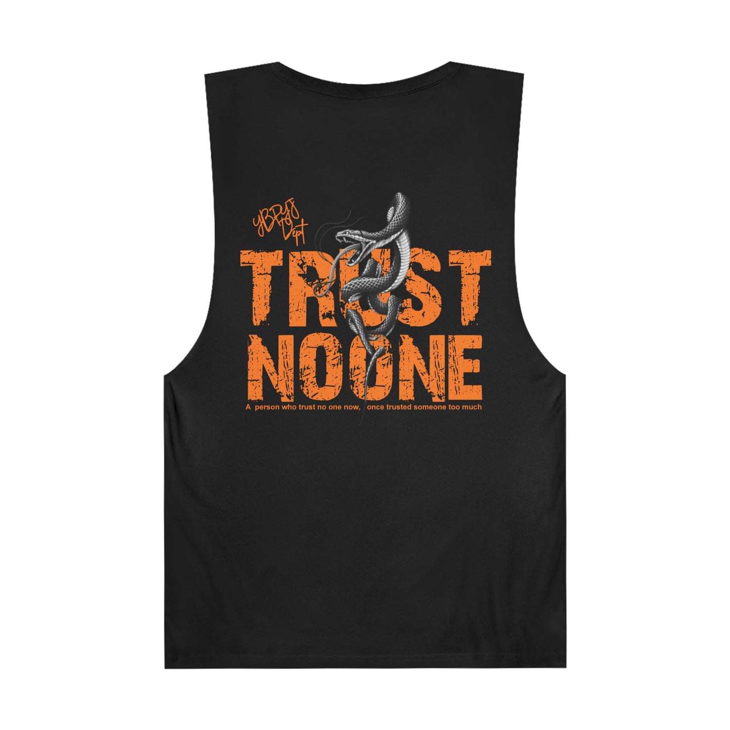 Trust No One Unisex Tank Top - Summer Wear