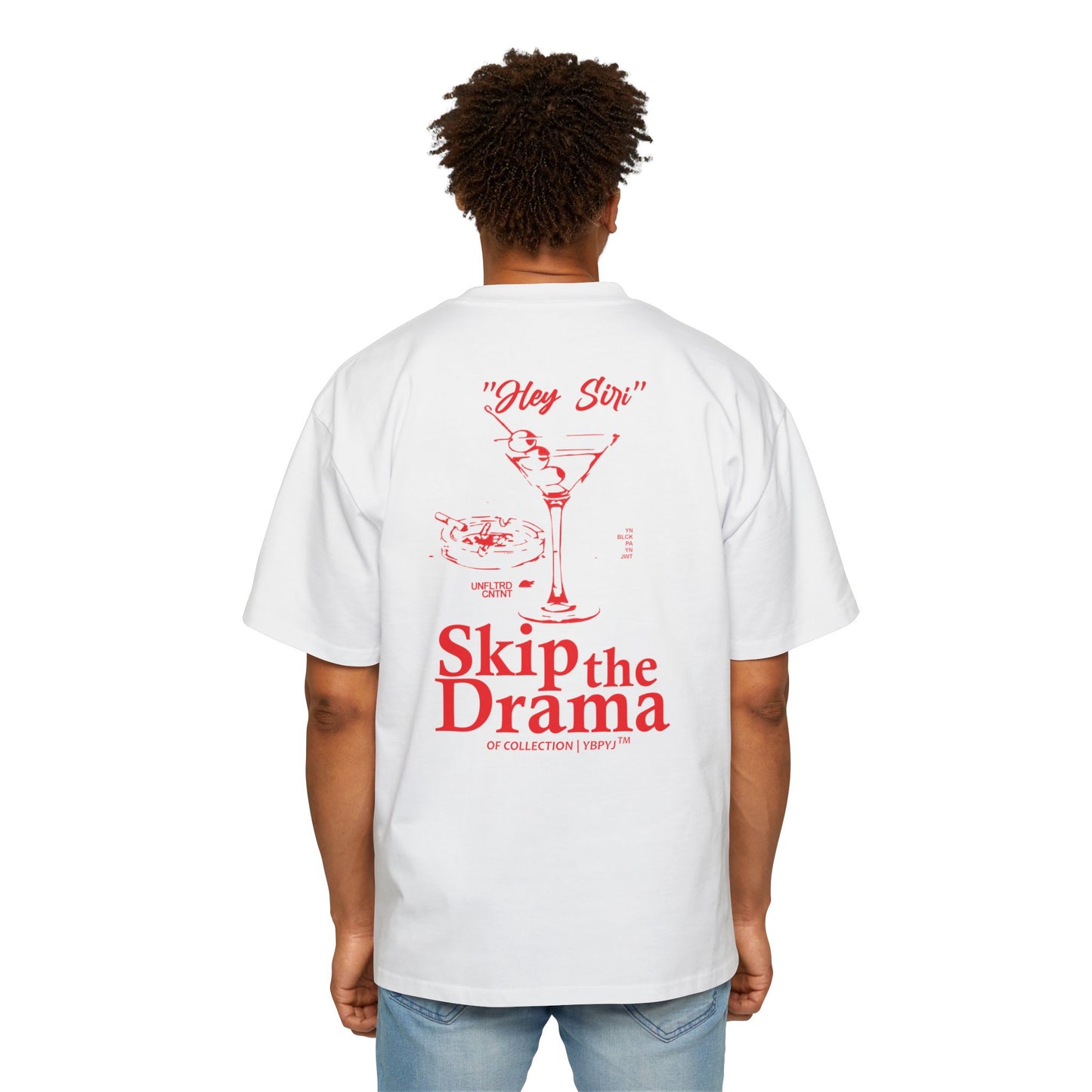 SKIP THE DRAMA / Heavy Oversized Tee