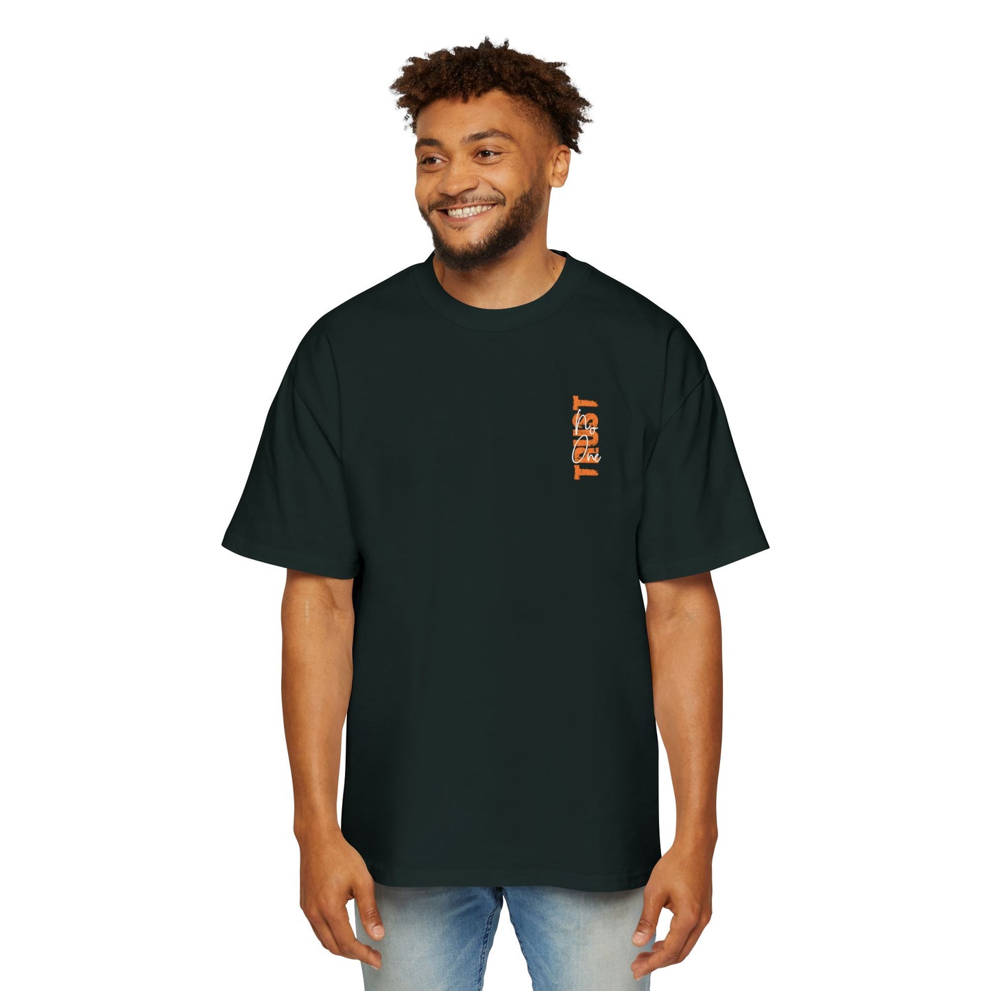 Heavy Oversized Tee - 'Trust No One'