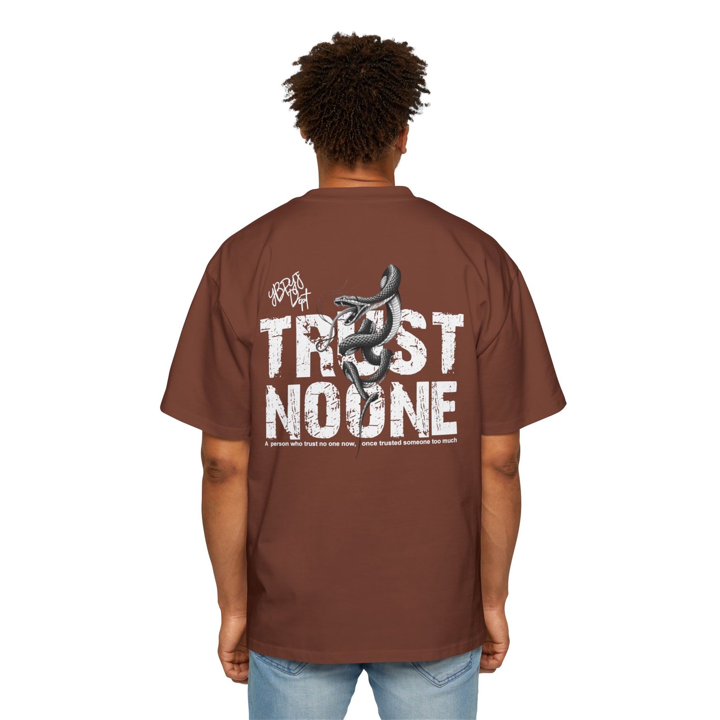 Trust No One Graphic Oversized Tee