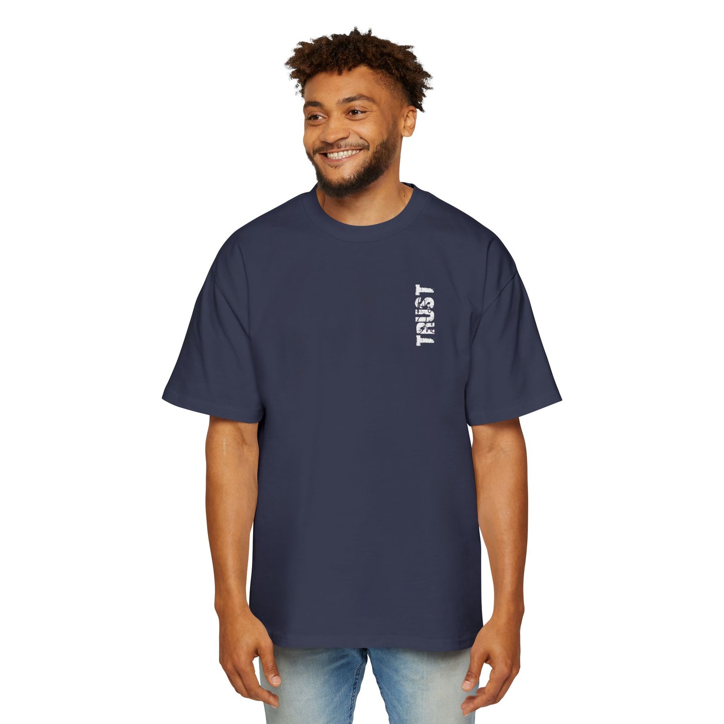 Trust No One Graphic Oversized Tee