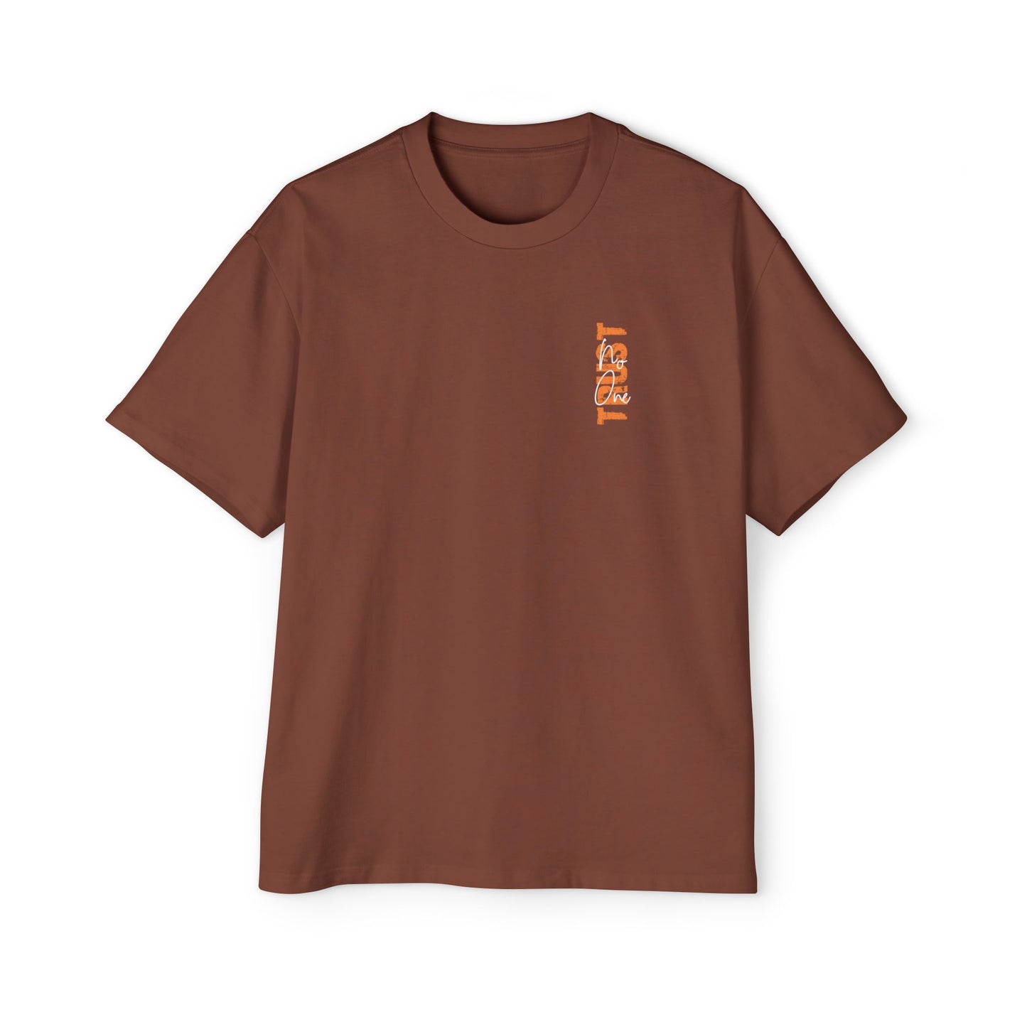 Heavy Oversized Tee - 'Trust No One'