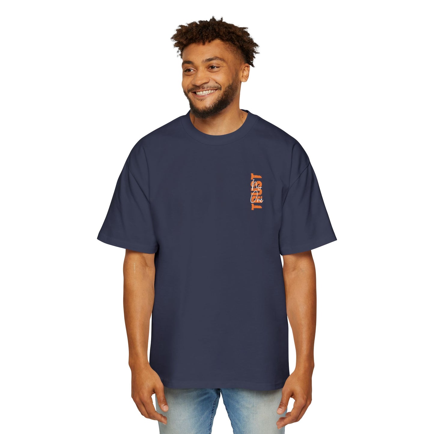 Heavy Oversized Tee - 'Trust No One'