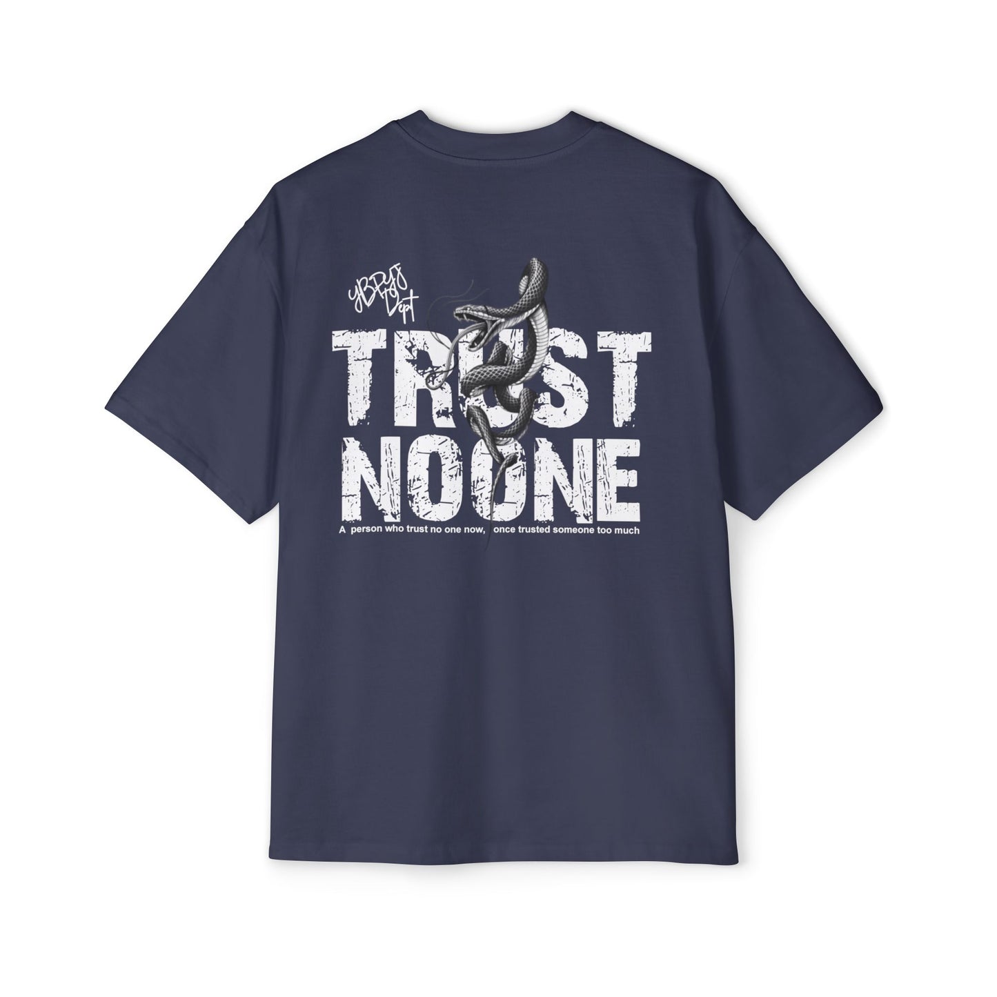 Trust No One Graphic Oversized Tee