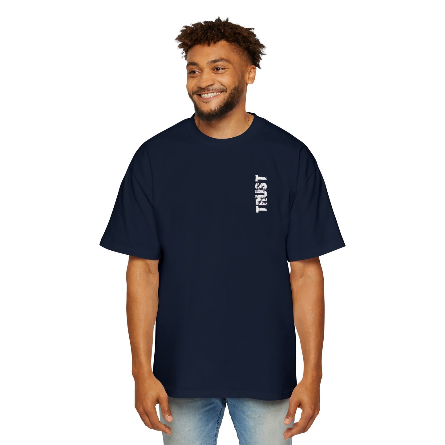 Trust No One Graphic Oversized Tee