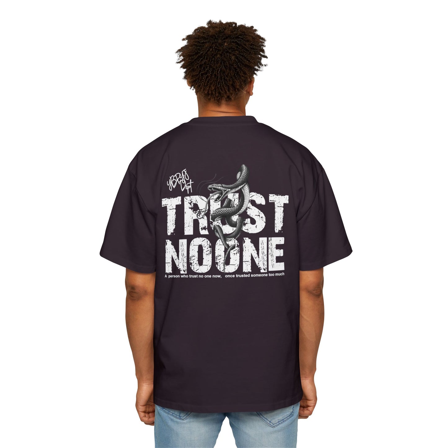 Trust No One Graphic Oversized Tee