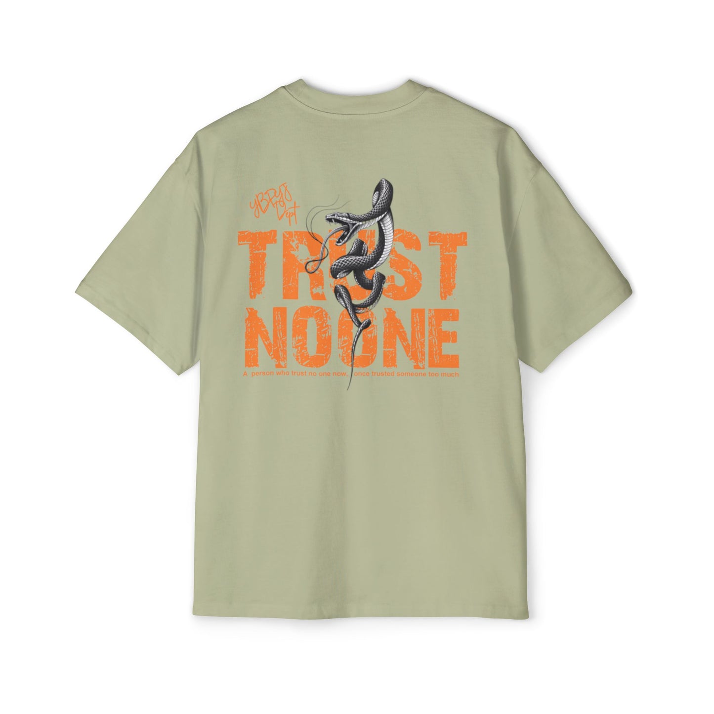 Trust No One Oversized Tee - Streetwear Style