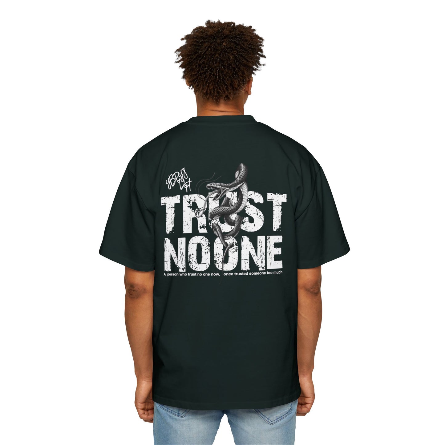 Trust No One Graphic Oversized Tee