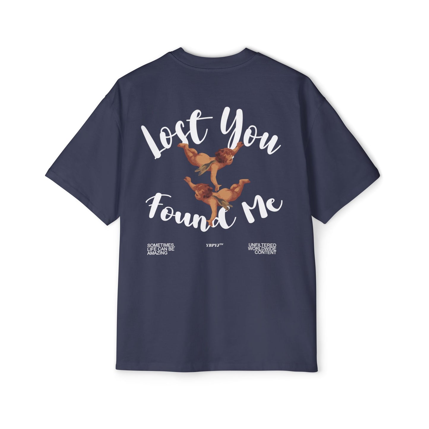 LOST YOU FOUND ME Heavy Oversized Tee