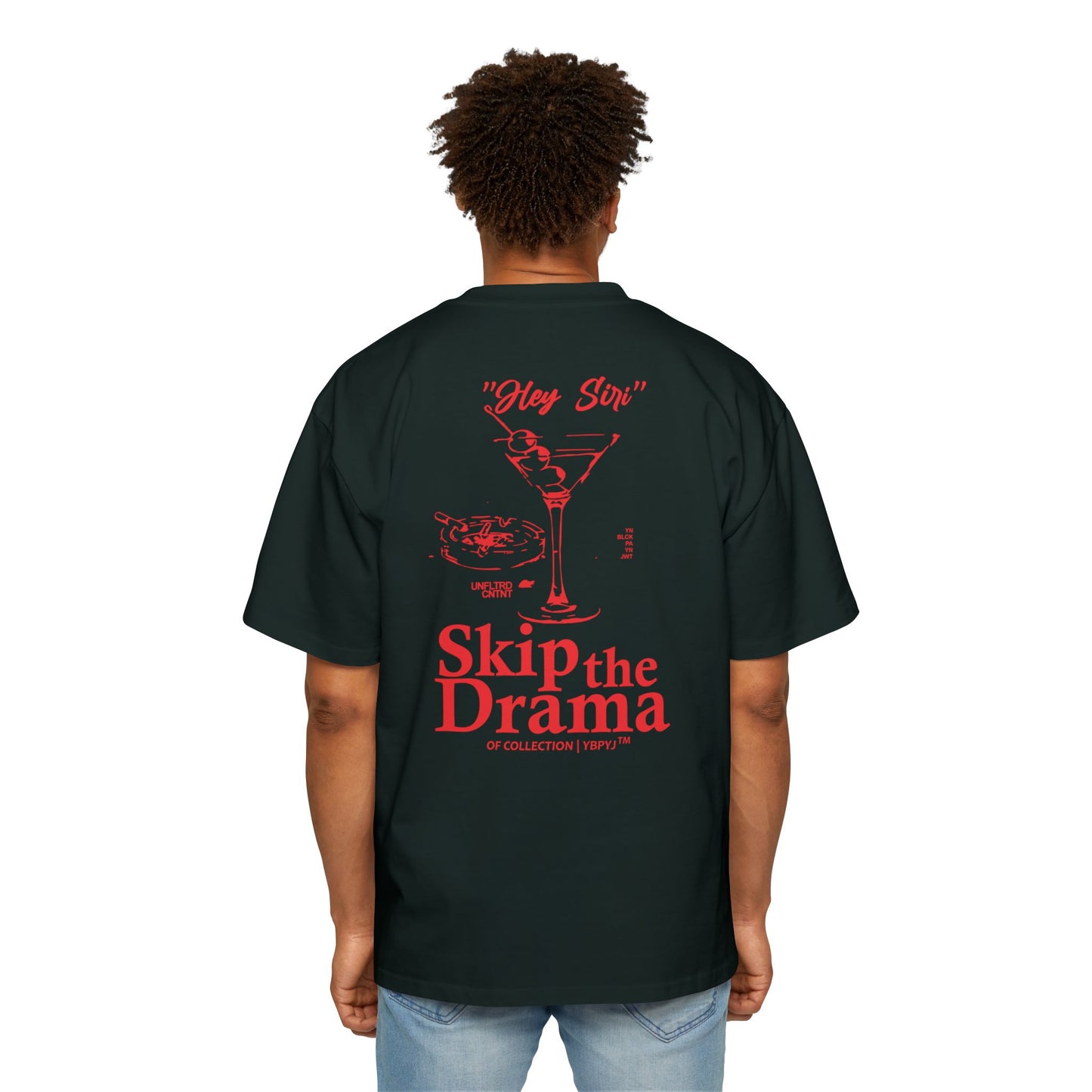 SKIP THE DRAMA / Heavy Oversized Tee