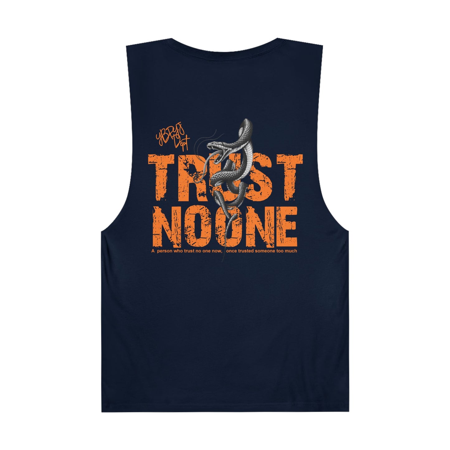 Trust No One Unisex Tank Top - Summer Wear
