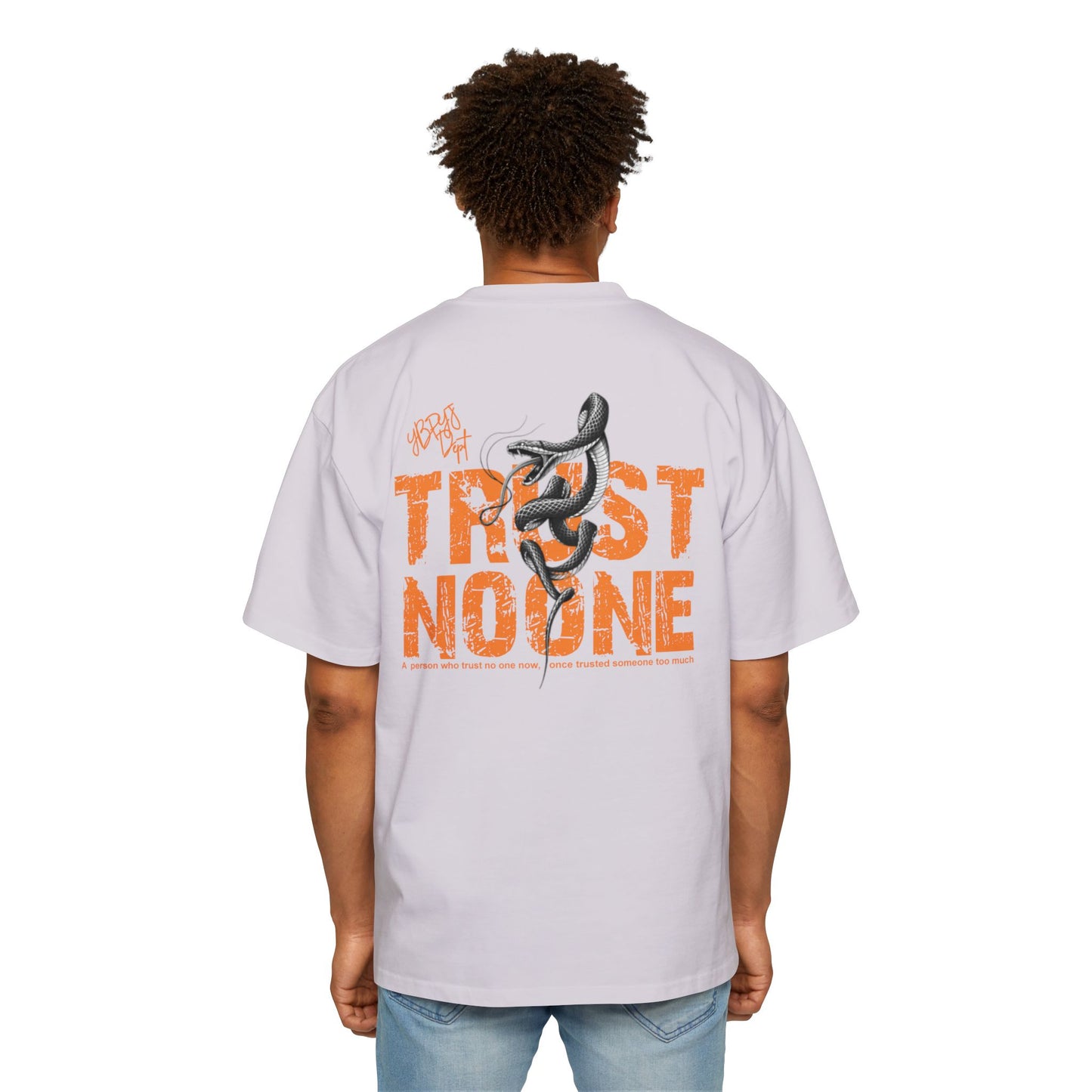 Trust No One Oversized Tee - Streetwear Style