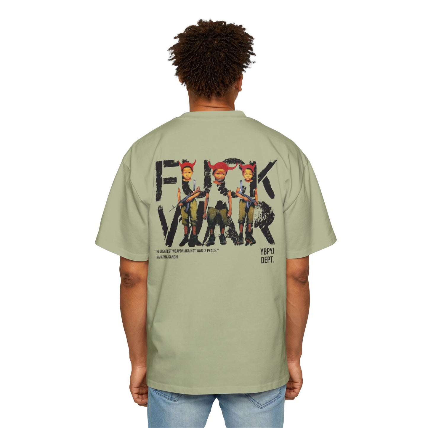 FUCK WAR | Heavy Oversized Tee