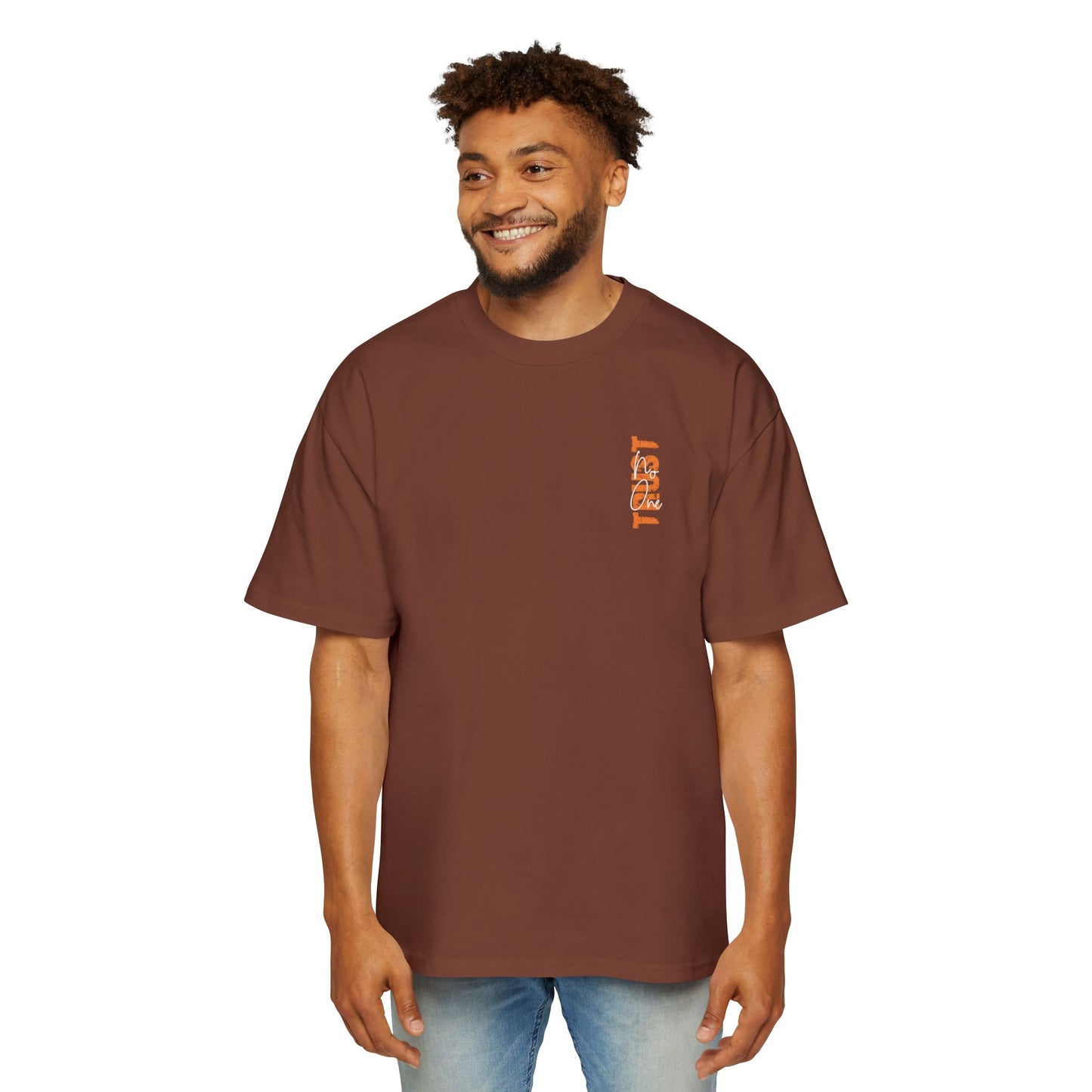 Heavy Oversized Tee - 'Trust No One'