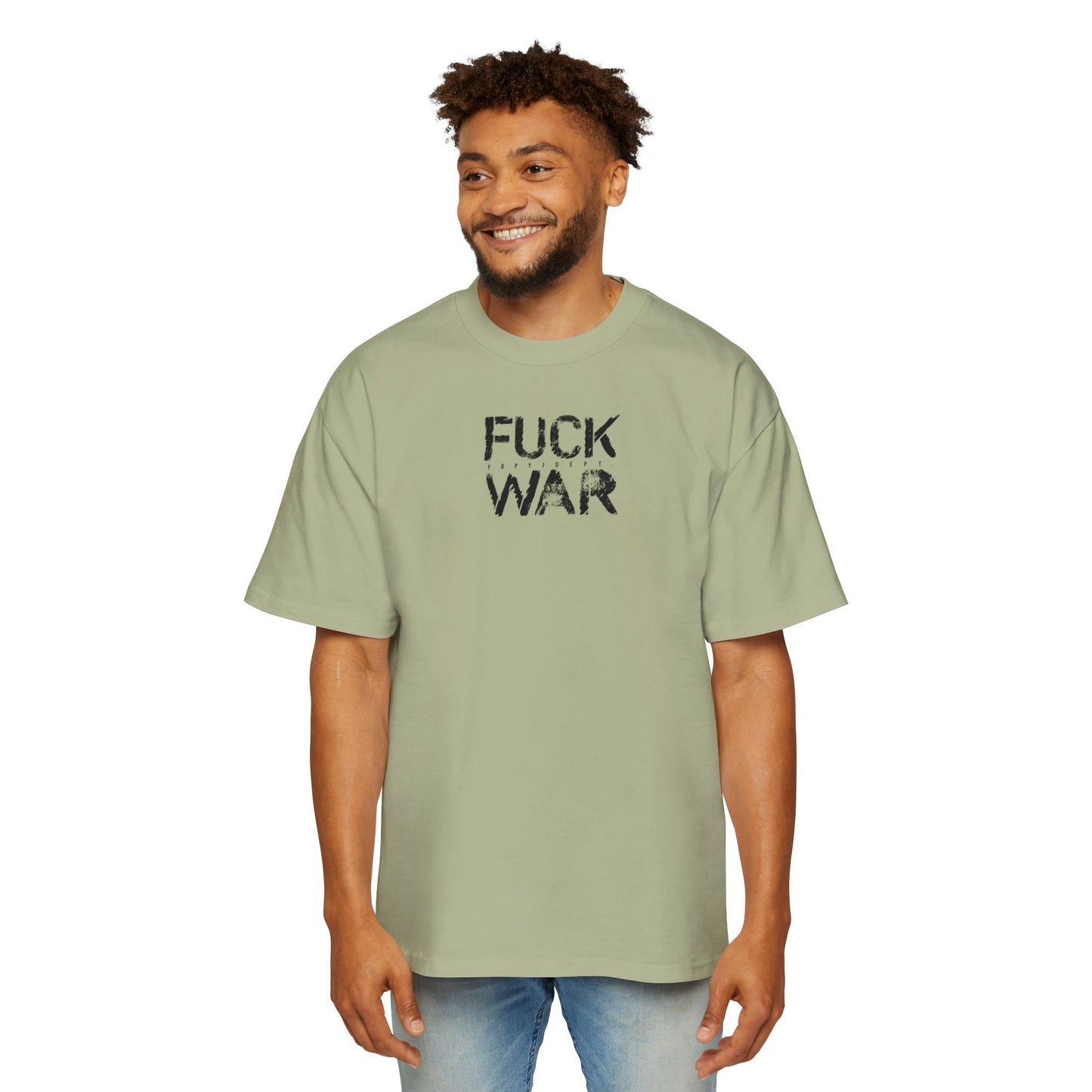 FUCK WAR | Heavy Oversized Tee
