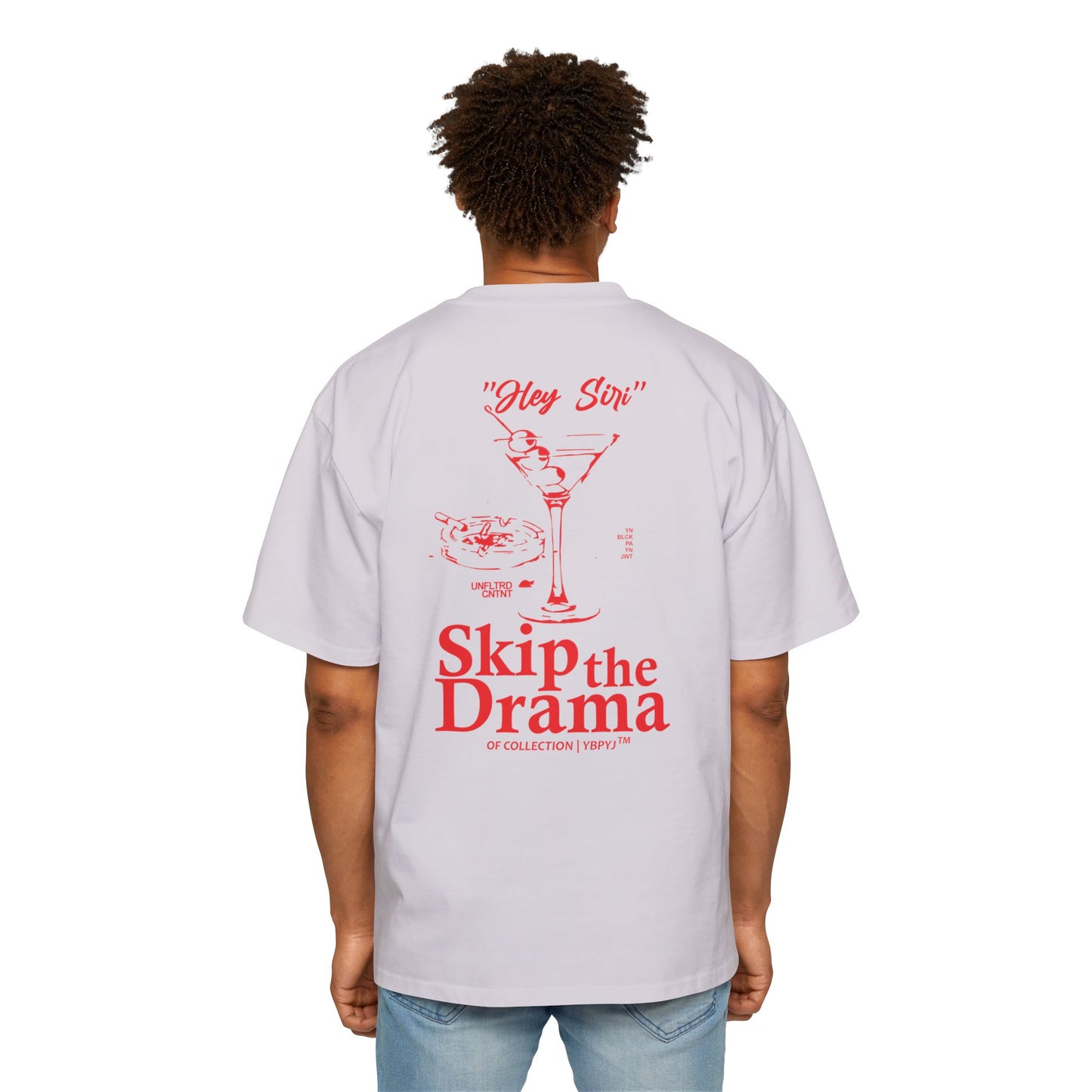 SKIP THE DRAMA / Heavy Oversized Tee