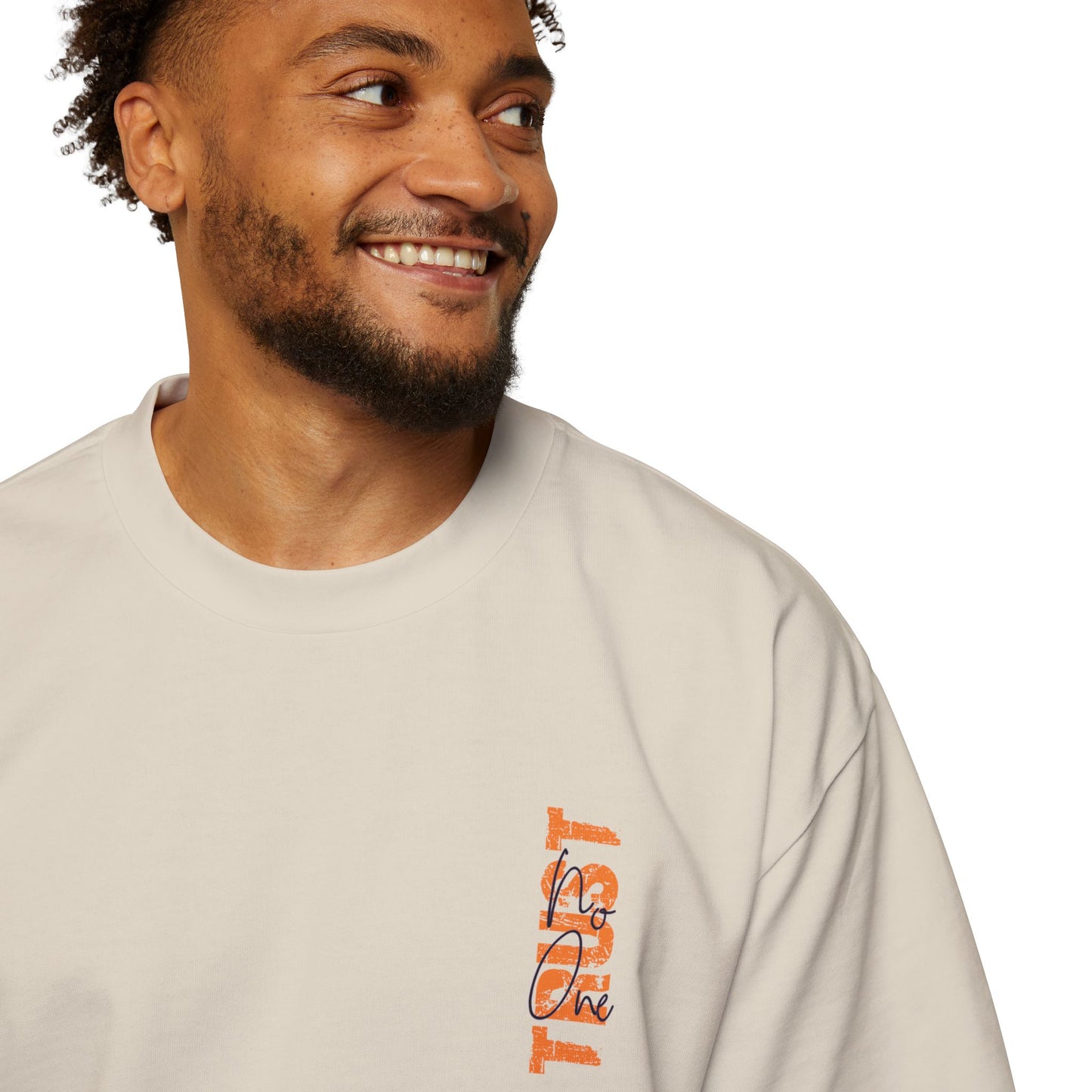 Trust No One Oversized Tee - Streetwear Style