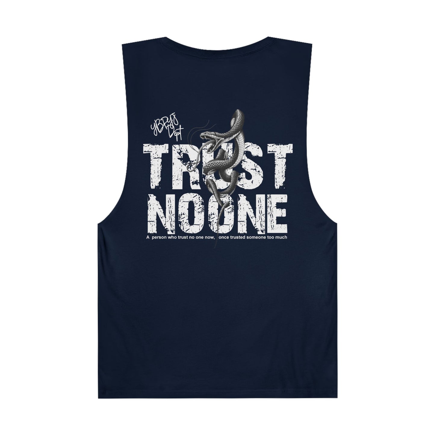 Trust No One Unisex Barnard Tank
