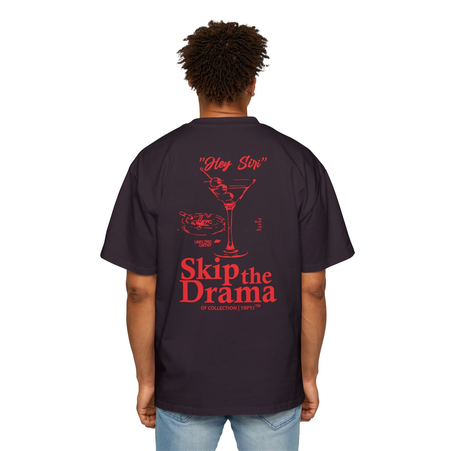 SKIP THE DRAMA / Heavy Oversized Tee