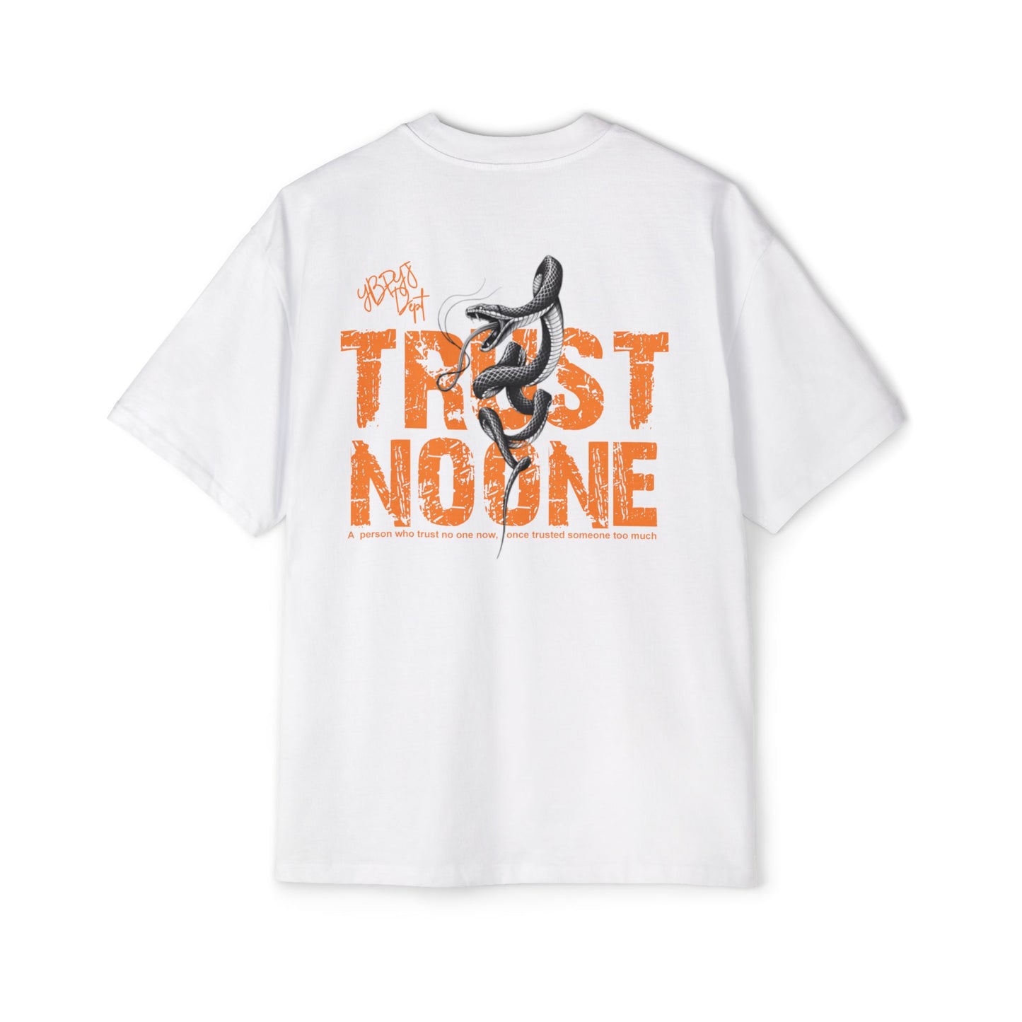 Trust No One Oversized Tee - Streetwear Style